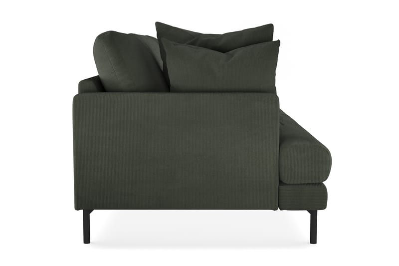Menard 3-seters Dyp Manchestersofa - Mørk grønn - Møbler - Sofaer - 3 seter sofa