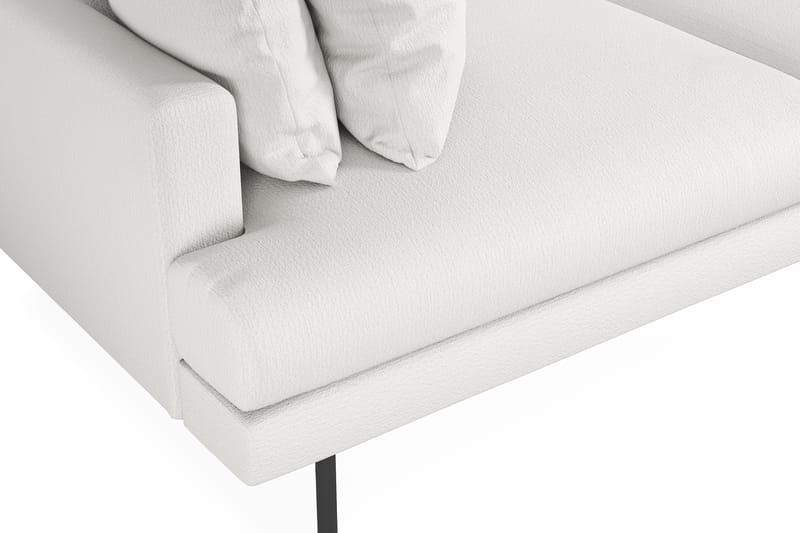 Menard 3-seters Dyp Stoffsofa - Hvit - Møbler - Sofaer - 3 seter sofa