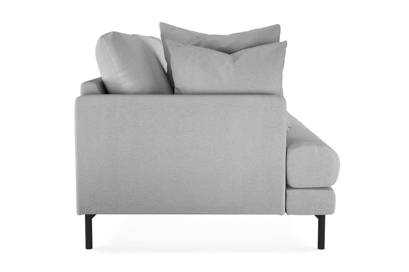 Menard 3-seters Dyp Stoffsofa - Lys grå - Møbler - Sofaer - 3 seter sofa
