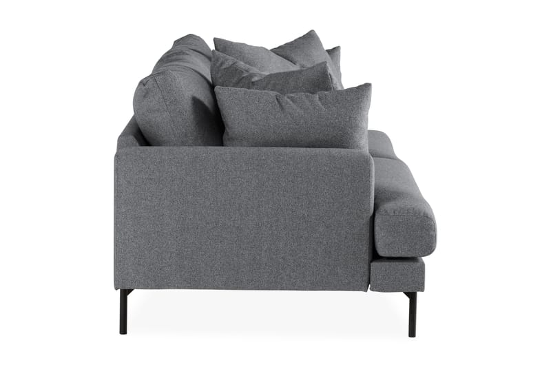 Menard 3-seters Dyp Stoffsofa - Mørk grå - Møbler - Sofaer - 3 seter sofa