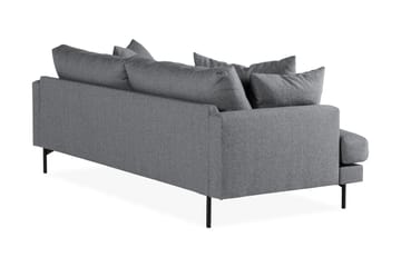 Menard 3-seters Dyp Stoffsofa - Mørk grå - Møbler - Sofaer - 3 seter sofa
