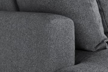 Menard 3-seters Dyp Stoffsofa - Mørk grå - Møbler - Sofaer - 3 seter sofa