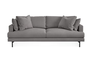 Menard 3-seters Dyp Stoffsofa - Mørk grå - Møbler - Sofaer - 3 seter sofa