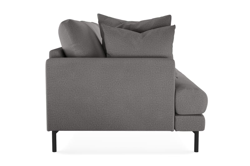 Menard 3-seters Dyp Stoffsofa - Mørk grå - Møbler - Sofaer - 3 seter sofa