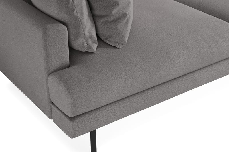 Menard 3-seters Dyp Stoffsofa - Mørk grå - Møbler - Sofaer - 3 seter sofa