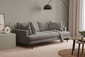 Menard 3-seters Dyp Stoffsofa - Mørk grå - Møbler - Sofaer - 3 seter sofa