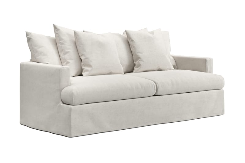 Menard 3-seters Stoffsofa - Beige - Møbler - Sofaer - 3 seter sofa