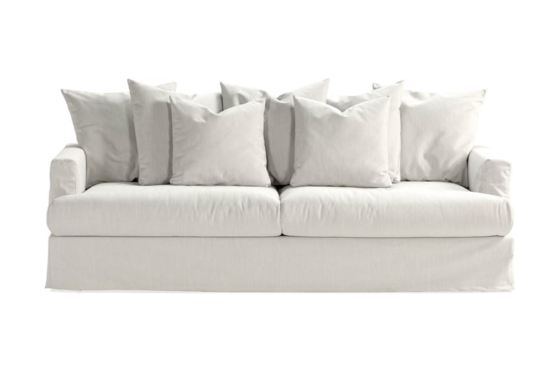 Menard 3-seters Stoffsofa - Lys grå - Møbler - Sofaer - 3 seter sofa