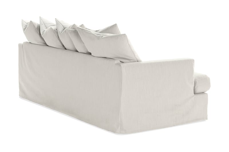 Menard 3-seters Stoffsofa - Lys grå - Møbler - Sofaer - 3 seter sofa