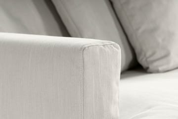 Menard 3-seters Stoffsofa - Lys grå - Møbler - Sofaer - 3 seter sofa