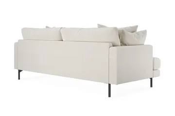 Menard 4-seters Dyp Fløyelssofa - Kremhvit - Møbler - Sofaer - 4 seter sofa