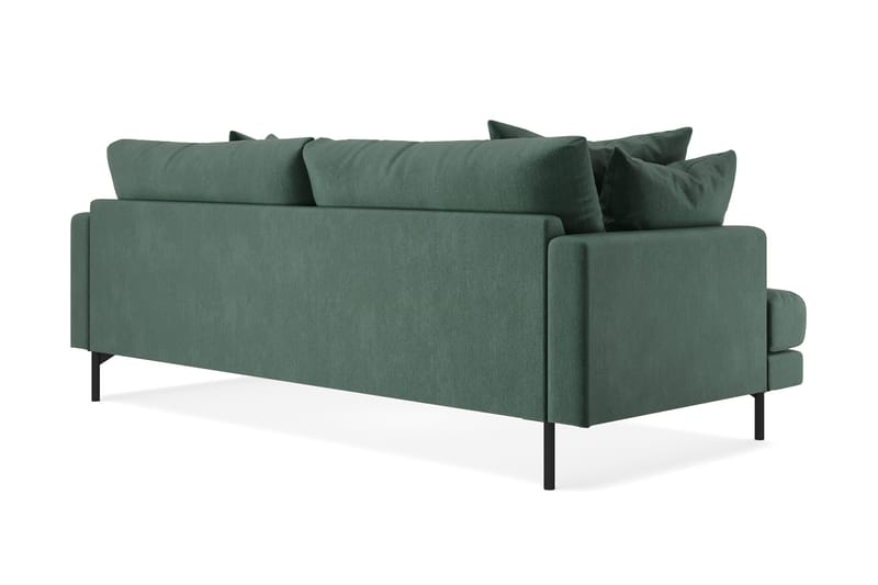 Menard 4-seters Dyp Fløyelssofa - Mørk grønn - Møbler - Sofaer - 4 seter sofa