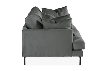 Menard 4-seters Dyp Manchestersofa - Grå - Møbler - Sofaer - 4 seter sofa