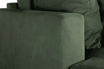 Menard 4-seters Dyp Manchestersofa - Grønn - Møbler - Sofaer - 4 seter sofa