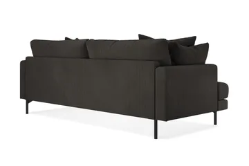Menard 4-seters Dyp Manchestersofa - Mørk grå - Møbler - Sofaer - 4 seter sofa