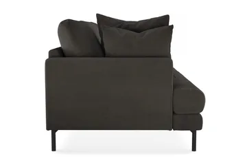 Menard 4-seters Dyp Manchestersofa - Mørk grå - Møbler - Sofaer - 4 seter sofa