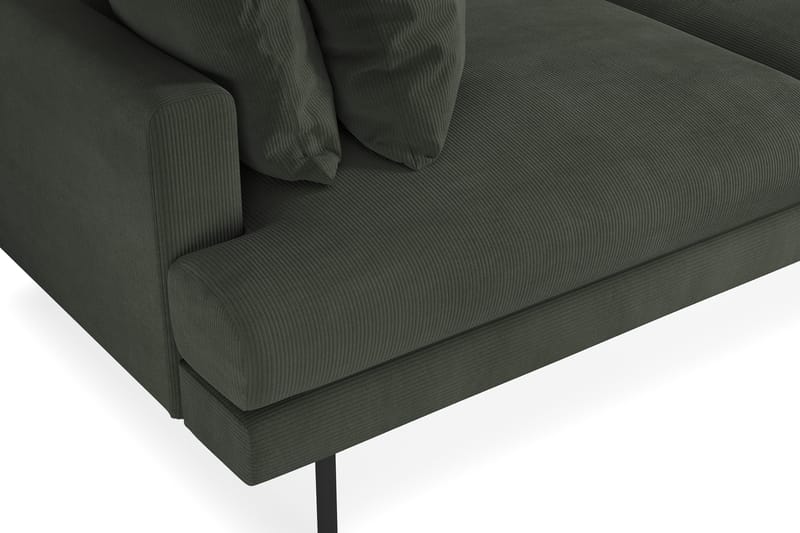 Menard 4-seters Dyp Manchestersofa - Mørk grønn - Møbler - Sofaer - 4 seter sofa