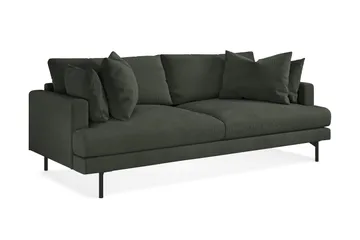 Menard 4-seters Dyp Manchestersofa - Mørk grønn - Møbler - Sofaer - 4 seter sofa