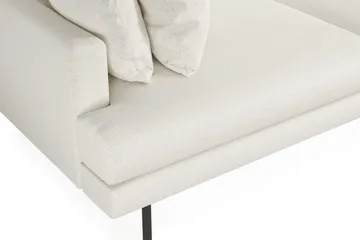 Menard 4-seters Dyp Sofa i Bouclé - Hvit - Møbler - Sofaer - 4 seter sofa