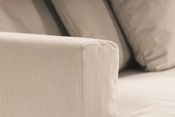 Menard 4-seters Dyp Stoffsofa - Beige - Møbler - Sofaer - 4 seter sofa