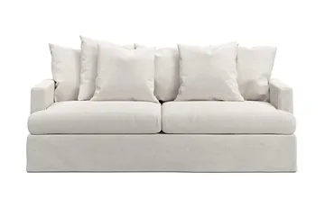 Menard 4-seters Dyp Stoffsofa - Beige - Møbler - Sofaer - 4 seter sofa