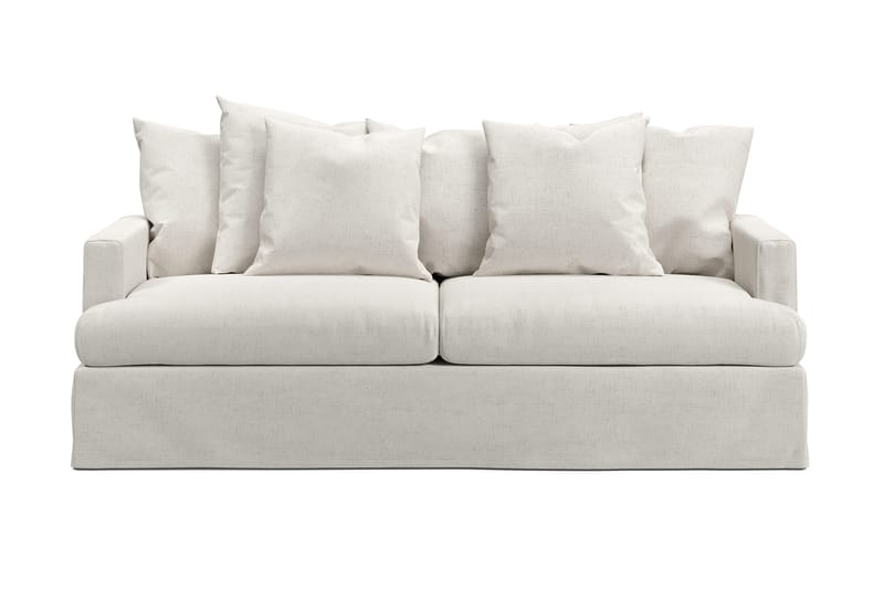 Menard 4-seters Dyp Stoffsofa - Beige - Møbler - Sofaer - 4 seter sofa