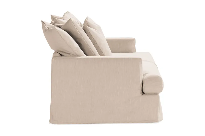 Menard 4-seters Dyp Stoffsofa - Beige - Møbler - Sofaer - 4 seter sofa