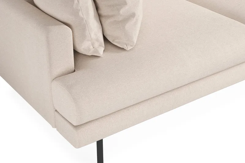 Menard 4-seters Dyp Stoffsofa - Beige - Møbler - Sofaer - 4 seter sofa