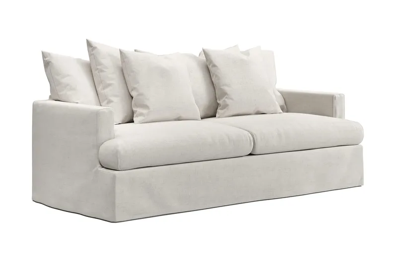 Menard 4-seters Dyp Stoffsofa - Beige - Møbler - Sofaer - 4 seter sofa