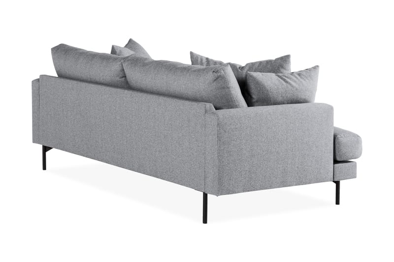 Menard 4-seters Dyp Stoffsofa - Grå - Møbler - Sofaer - 4 seter sofa