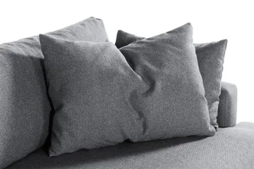 Menard 4-seters Dyp Stoffsofa - Grå - Møbler - Sofaer - 4 seter sofa