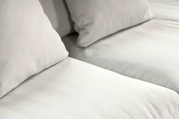 Menard 4-seters Dyp Stoffsofa - Lys grå - Møbler - Sofaer - 4 seter sofa