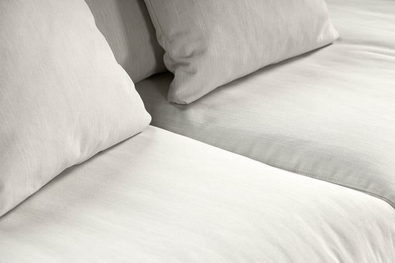 Menard 4-seters Dyp Stoffsofa - Lys grå - Møbler - Sofaer - 4 seter sofa