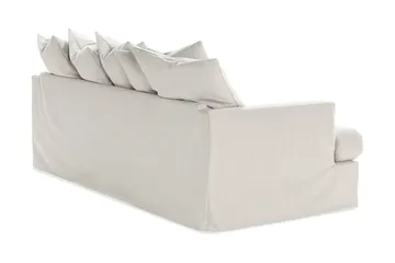 Menard 4-seters Dyp Stoffsofa - Lys grå - Møbler - Sofaer - 4 seter sofa