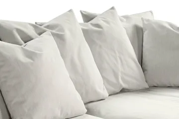 Menard 4-seters Stoffsofa - Lys grå - Møbler - Sofaer - 4 seter sofa