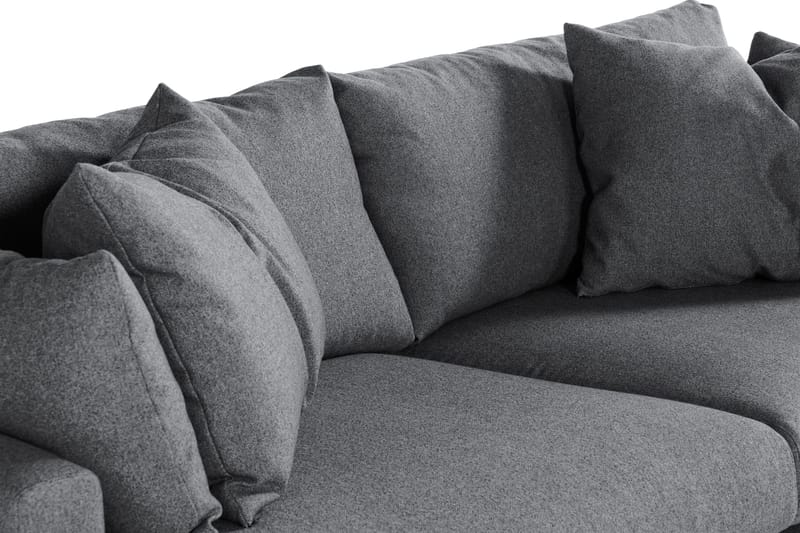 Menard 4-seters Dyp Stoffsofa - Mørk grå - Møbler - Sofaer - 4 seter sofa