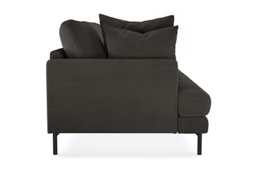 Menard 4-seters Manchestersofa - Mørk grå - Møbler - Sofaer - 4 seter sofa