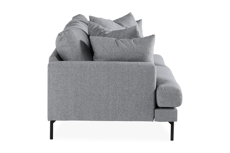 Menard 4-seters Stoffsofa - Grå - Møbler - Sofaer - 4 seter sofa