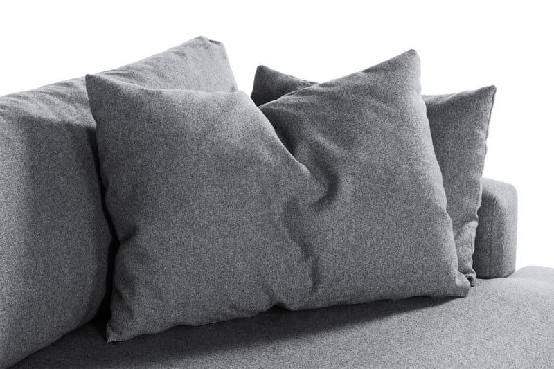 Menard 4-seters Stoffsofa - Grå - Møbler - Sofaer - 4 seter sofa