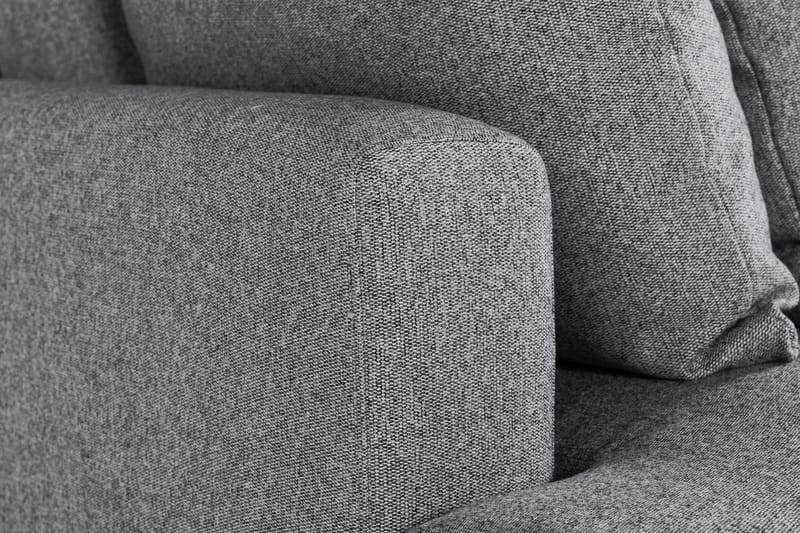 Menard 4-seters Stoffsofa - Grå - Møbler - Sofaer - 4 seter sofa