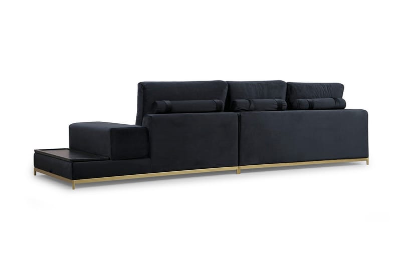 Mezonzo 4-seter Sofa - Svart - Møbler - Sofaer - 4 seter sofa