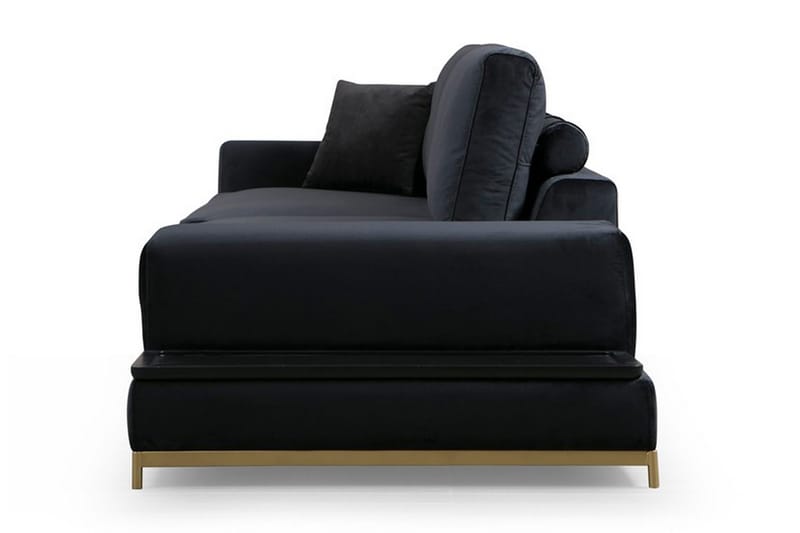 Mezonzo 4-seter Sofa - Svart - Møbler - Sofaer - 4 seter sofa