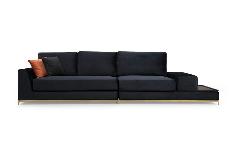 Mezonzo 4-seter Sofa, Svart