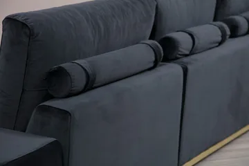 Mezonzo 4-seter Sofa - Svart - Møbler - Sofaer - 4 seter sofa