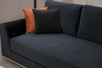 Mezonzo 4-seter Sofa - Svart - Møbler - Sofaer - 4 seter sofa