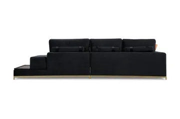 Mezonzo 4-seter Sofa - Svart - Møbler - Sofaer - 4 seter sofa