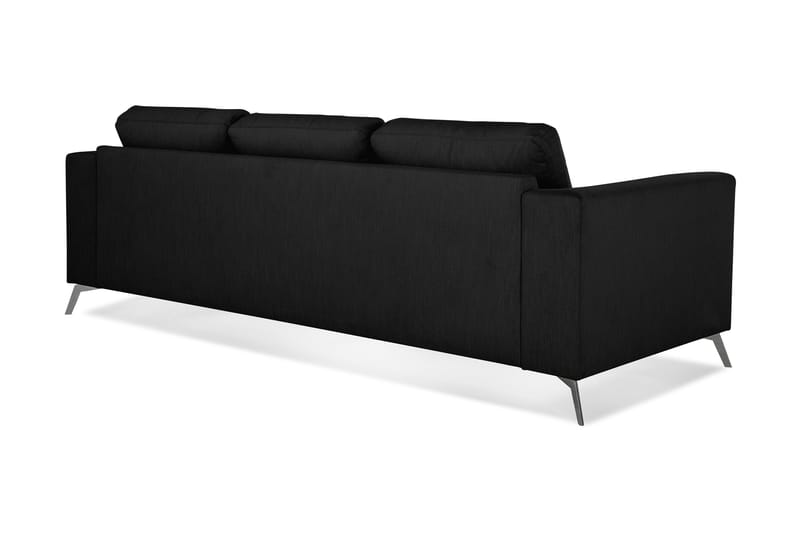 Ocean Lyx 4-seter Stoffsofa - Svart - Møbler - Sofaer - 4 seter sofa