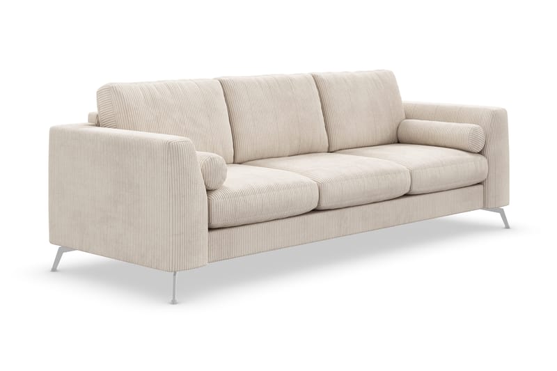 Ocean Lyx 4-seters Manchestersofa - Beige - Møbler - Sofaer - 4 seter sofa