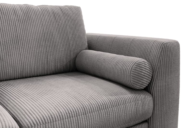 Ocean Lyx 4-seters Manchestersofa - Mørk grå - Møbler - Sofaer - 4 seter sofa