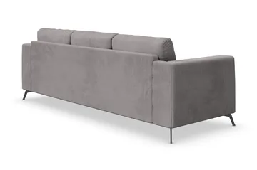 Ocean Lyx 4-seters Manchestersofa - Mørk grå - Møbler - Sofaer - 4 seter sofa
